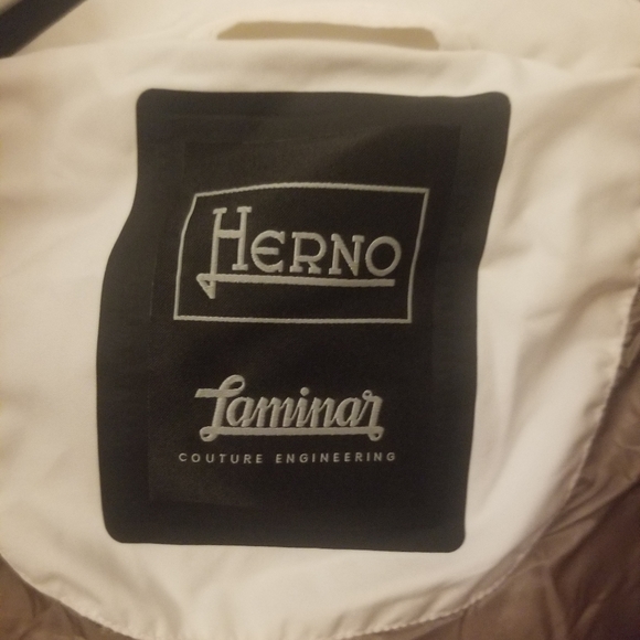 Herno  Women's Gray High-neck Zip-up Padded Jacket  Size S - Picture 2 of 7